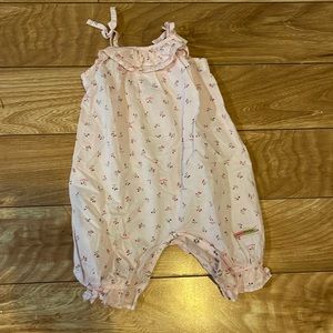 NWT Naartije cherry romper 3-6mo one piece